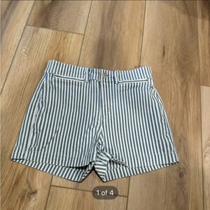 LOFT striped shorts size 4